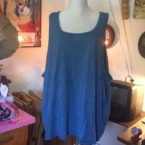 Men’s blue tank basic